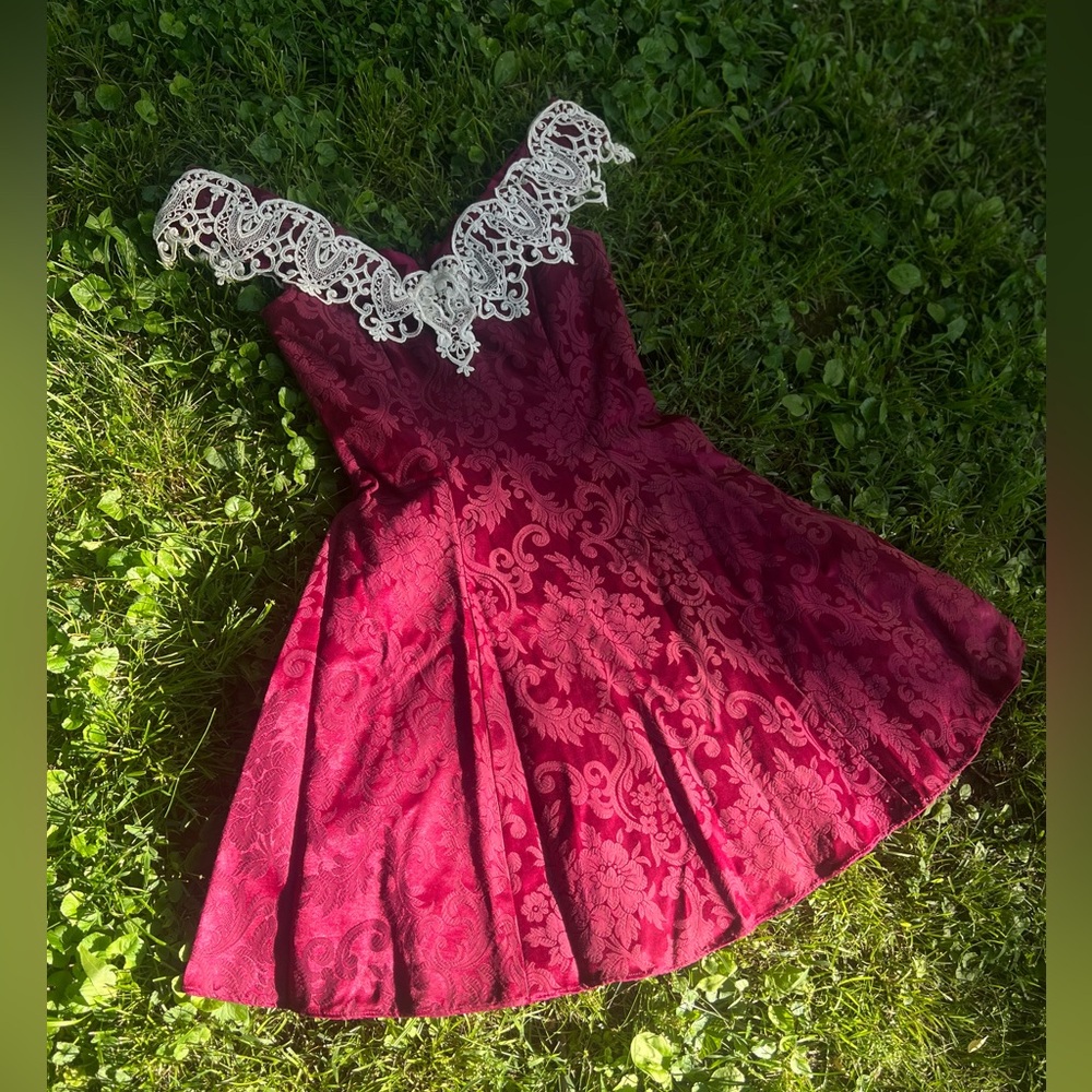 Vintage Gunne Saxe baroque style dress
